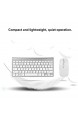VBESTLIFE Tastatur und Maus Sets 2 4 GHz Wireless Mouse wasserdichte Tastatur und Maus für Desktop/Laptop(Silber)