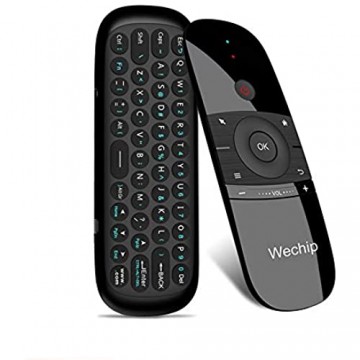 WeChip Universal Fernbedienung 2 4 G drahtlos Air Mouse Remote mit Tastatur und Mausfunktion für Android TV Box Windows TV Box PC Mac Xiaomi mibox HTPC Laptop