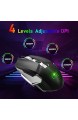Wireless Gaming-Tastatur und Maus-Set 2 4 G wiederaufladbare 3800 mAh große Kapazität Rainbow LED Hintergrundbeleuchtung Gaming-Tastatur + 2400DPI 7-Farben-Atmungs-Hintergrundbeleuchtete Maus