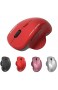 AKSEA Kabellose Maus 2.4G 1600 DPI Leise Drahtlose Maus 3 einstellbare DPI-Stufen Wireless Mouse Ergonomische 6 Tasten Maus mit USB Empfänger für PC/Laptop/Android/Tablet(Rot)