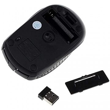 ankunlunbai Optische Maus tragbar 2 4 G kabellos für Computer PC Laptop Gamer