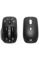 HP Bluetooth Maus (kabellos 5 programmierbare Tasten Bluetooth Track-on-Glassensor Reisemaus Laptopmaus) schwarz