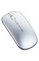 INPHIC Bluetooth Maus Silent wiederaufladbare Maus kabellos 3-Modus (Bluetooth 5.0/3.0+2.4G Wireless) 1600 DPI tragbare Bluetooth Funkmaus für Mac MacBook Laptop Android Tablet PC Computer