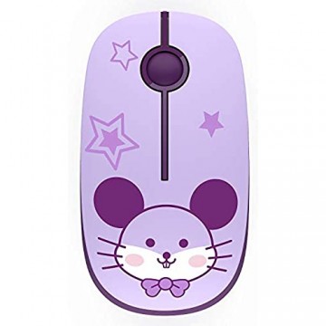Jelly Comb 2.4G Maus Schnurlos Wireless Kabellos Optische Maus mit USB Nano Empfänger für PC/Tablet/Laptop und Windows/Mac/Linux (Maus)