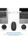 Jelly Comb Bluetooth Maus wiederaufladbar Dual-Mode 2.4GHz Funkmaus und Bluetooth Maus für PC MacBook Laptop Windows(Schwarz und Silber)