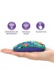 Jelly Comb Kabellose Maus 2.4G Maus Schnurlos Wireless Kabellos Optische Maus mit USB Nano Empfänger für PC/Tablet/Laptop und Windows/Mac/Linux (Pfau)