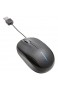 Kensington professionelle ausziehbare kabelgebundene und mobile USB-Maus Ideal für unterwegs Kleine Maus mit Scrollrad für Windows und Mac K72339EU