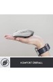 Logitech MX Anywhere 3 für Mac – Kompakte Maus kabellos magnetisches Scrollen auf jeder Oberfläche ergonomisch 4000 DPI-Sensor anpassbare Tasten USB-C Bluetooth Apple Mac iPad Windows - Grau