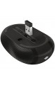 Microsoft Wireless Mobile Mouse 4000 (Maus schwarz kabellos für Rechts- und Linkshänder geeignet)