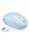 seenda Leise 2.4 GHz Kabellose Maus mit Nano-USB-Empfänger 1600 DPI Optischer Sensor für PC Laptop usw Blau