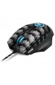 Sharkoon Drakonia II Gaming Maus optischer Sensor PixArt 3360 15.000 DPI 12 programmierbare Tasten schwarz