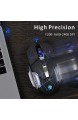 TENMOS Wiederaufladbare Wireless Gaming Maus 2.4G USB LED Kabellose Optische Silent Maus Automatischer Schlaf Ergonomischer Griff 3 DPI Einstellbar für MAC/PC/Notebook/Computer（Starry schwarz）…