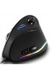 Zeerkeer Gaming Mouse Ergonomische Joystick Maus mit RGB Beleuchtung 5 einstellbare DPI (1500-2500-4000-7000-10000) 11 Programmierbaren Tasten Vertikale optische Maus für Gamer/Laptop/Computer