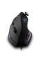 ZELOTES Vertikale Maus mit Steuerleiste 10000DPI Vertikale Ergonomische Maus Vorbeugung gegen Mausarm USB 11 Tasten Gaming Maus für PC Desktop Laptop Schwarz