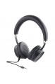 auvisio Kopfhöhrer: Premium-Bluetooth 4.0-On-Ear-Headset im Alu-Gehäuse Echtleder (Kopfhöhrer Bluetooth)