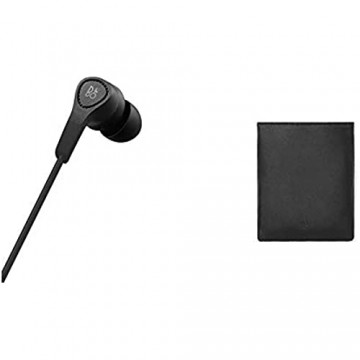 Bang & Olufsen Beoplay H3 In-Ear Kopfhörer schwarz + Lederbeutel für Kopfhörer Schwarz