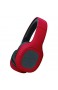 BCAH Noise Cancelling Bluetooth Kopfhörer Kabellose Over Ear Kopfhörer HiFi Stereo Kopfhörer FM Und Support SD Karte Faltbare Ohrhörer Rot