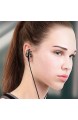 Bluelans In Ear Kopfhörer Stereo Ohrhörer mit Mikrofon 3.5mm Headsets HiFi Wired Kopfhörer Ideal für iPhone Samsung Sony Huawei Smartphone und MP3 Players usw. Schwarz
