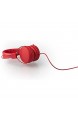 Eurosell Kopfhörer verkabelt 3 5mm Klinke rot für HiFi TV Pc Smartphone iPhone etc