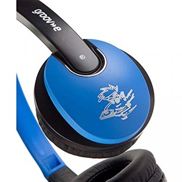 Groov-e GV-590-BB Ohraufliegend Kopfband Blau Weiß - Kopfhörer (Ohraufliegend Kopfband Verkabelt 15-20000 Hz 1 2 m Blau Weiß)