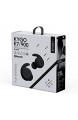 Kygo E7/900 True Wireless In-Ear Kopfhörer (wasserfester Bluetooth Ohrhörer mit Multifunktionsbedientaste & Mikrofon 3.5 Stunden Akkulaufzeit) Schwarz