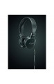 Magnat LZR 560 High Performance On-Ear-Kopfhörer Perfekte Passform Kabel-Fernbedienung mit Freisprecheinrichtung - schwarz/silber