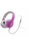 Magnat LZR 580 S High Performance Over-Ear-Headphone | Flachkabel mit Fernbedienung Freisprecheinrichtung und Knickschutz - pink/white