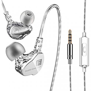 MTSBW Earbuds Kopfhörer HiFi komfortabel zu tragen 4D Stereo Sound IPX4 Tiefenwasserschutz mit Mic & Volume Control