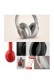 QUD Kopfhörer mit Geräuschunterdrückung: HiFi mit Mikrofon drahtlose Bluetooth über die Ohr-Kopfhörer mit Mikrofon und Sprachsteuerung 20/3/15 (Color : Black)