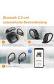 Sonkir Bluetooth Kopfhörer Kabellos In Ear Wireless Bluetooth 5.0 Kopfhörer mit IPX6 Wasserdicht 10 Stunden Spielzeit Ladebox Sport Ohrhörer