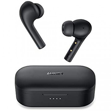 AUKEY Bluetooth Kopfhörer In Ear Kopfhörer Kabellos mit Intensivem Bass USB-C Quick Charge 30 Std. Laufzeit Integriertem Mikrofon IPX6 Wasserdicht Bluetooth 5