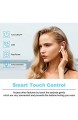 Bluetooth Kopfhörer In Ear Kabellose Kopfhörer Bluetooth 5.0 Headset Touch Control True Wireless Earbud Sport Ohrhörer Noise Cancelling mit Mikrofon und Tragbare Ladehülle