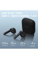 Bluetooth Kopfhörer in Ear kopfhörer kabellos VOTUENIX Bluetooth 5.0 Headset mit HiFi Stereo Sound Integriertem Mikrofon USB-C Quick Charge 30 Std. Laufzeit IPX7 Wassersdicht Ohrhörer Sport