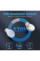 Bluetooth Kopfhörer in Ear Racokky Kopfhörer Kabellos mit 120 Stunden Spielzeit Bluetooth-Ohrhörer Echte Bluetooth 5.0 TWS Kabellose Ohrhörer mit 3000mAh LCD Ladetasche und Mikrofon IPX7 Wasserdicht