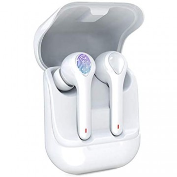 Bluetooth Kopfhörer Kopfhörer Kabellos In Ear Earbuds Sport Headset Wireless Kopfhörer Ohrhörer Bluetooth 5.0 Headphones mit IPX7 Wasserdicht 50H Spielzeit HD Mikrofon Dynamischer Doppelantrieb