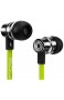 deleyCON SOUNDSTERS S16 - Ohrhörer Kopfhörer - In-Ear Kopfhörersystem mit Vollmetallgehäuse - Lärmdämmendes Gehäuse - Grün