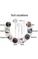 In Ear Kopfhörer Stereo Ohrhörer mit Mikrofon 3.5mm Headsets Ohrstöpseln und Premium HiFi-Klang Geräuschabsenkung Kopfhörer Ideal für iPhone Samsung Sony Huawei Smartphone und MP3 Players usw.