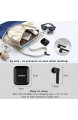KUNGIX Bluetooth Kopfhörer Kabellos Ohrhörer in Ear mit Portable Mini Charging Ladebox und Mikrofon Bluetooth 5.0 Headset Stereo Ohrhörer Wasserdicht IPX7 Sport Earbuds