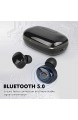 Moosen Bluetooth Kabellose Kopfhörer TWS Stereo Sound CVC8.0 135 Stunden Spielzeit LED Anzeige Kabellose Kopfhörer mit 3000mAh Ladekoffer One Step Pairing IPX7 Wasserdichte Ohrhörer für iOS Android