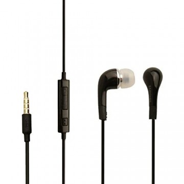 Original Samsung Headset EHS64 in Schwarz für SM-G800F GALAXY S5 mini InEar In-Ear Kopfhörer Ohrhörer Ohrstöpsel 3 5mm Stecker Stereo Sound