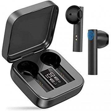 QYG Bluetooth Kopfhörer in Ear Kopfhörer Kabellos HD-Stereo Headset Ohrhörer Kabellos Sport Earphone Wireless Ladebox Automatische Kopplung