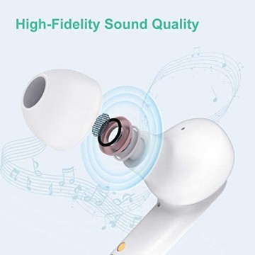 Willful T3 Bluetooth Kopfhörer in Ear Kopfhörer Kabellos mit HiFi Stereo Sound Integriertem Mikrofon In Ear Kopfhörer Bluetooth 5.0 Intensivem Bass USB-C Quick Charge 40 Stunden Akkulaufzeit