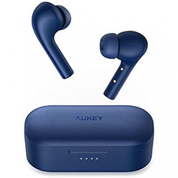 AUKEY Bluetooth Kopfhörer In Ear Kopfhörer Kabellos mit Intensivem Bass USB-C Quick Charge 30 Std. Laufzeit Integriertem Mikrofon IPX6 Wasserdicht Bluetooth 5