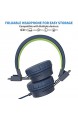 CCHKFEI Kinder Kopfhörer kabelgebunden Verstellbarer Kopfbügel Stereo-Sound faltbar 85dB sichere Lautstärke begrenzte Kinder Kopfhörer für Kinder/Teenager/Jungen/Mädchen