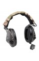 DAUERHAFT Mikrofon-Headset Leichtes Headset-Mikrofon für den Außenbereich für ZTACTICAL PTT(ArmyGreen)