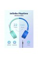 iClever 2 Pack Bluetooth Kinder Kopfhörer Kopfhörer für Kinder mit MIC Lautstärkeregler Verstellbares Stirnband Faltbar Kinderkopfhörer am Ohr für Schule