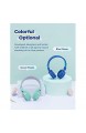 iClever 2 Pack Bluetooth Kinder Kopfhörer Kopfhörer für Kinder mit MIC Lautstärkeregler Verstellbares Stirnband Faltbar Kinderkopfhörer am Ohr für Schule