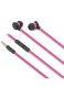 iLuv Neon Sound In-Ear-Kopfhörer mit Fernbedienung / 3 Größen für Smartphone Rosa