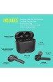 Jam Audio True Wireless ANC-In-Ears - aktive Geräuschunterdrückung ANC Bluetooth-Kopfhörer 32 Stunden Akkulaufzeit mit wiederaufladbarem Case IPX4-Schweiß-/Wasserfest Touch-Steuerung Mikrofon