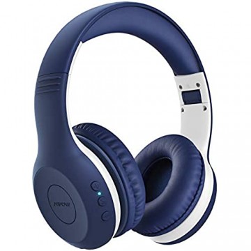 Kinder Kopfhörer Bluetooth Mpow CH6 Plus Bluetooth 5.0-Headset mit Mikrofon 94dB Lautstärke begrenzt Ersatz-Audiokabel Faltbar Einstellbar 15 Stunden Spielzeit für PC/Handy/iPad/Lernen/Reisen